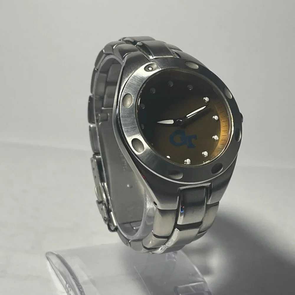Georgia Tech Yellow Jackets NCAA Stainless-Steel Men's Watch by Fossil NEW